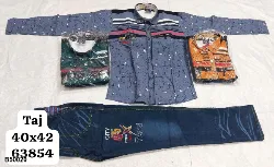 Boys Readymade - 11 to 13 Years - 40x42 - Boys Readymade Pant Shirt Set - Distributors in Erode, Tamilnadu