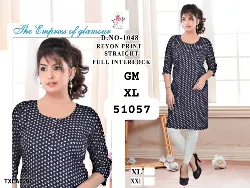 Tops - Tops XL Size ( Below Rs. 200 ) - Ladies Tops XL Size Below Rs 200 Wholesale Distributors in Erode, Tamilnadu